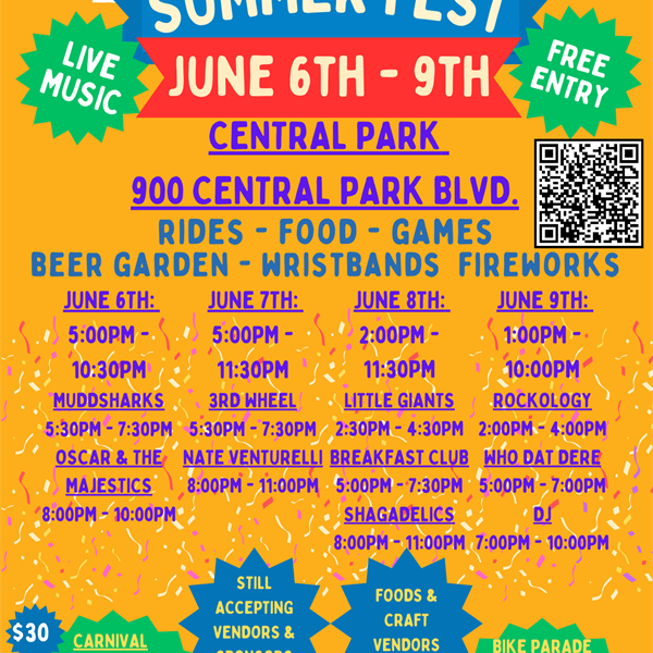 Dyer Summer Fest: June 6-9, 2024