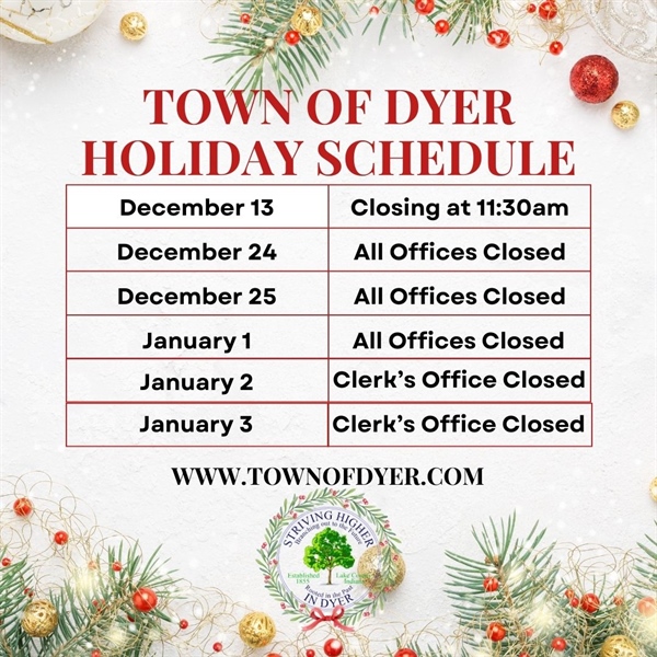 Holiday Closures
