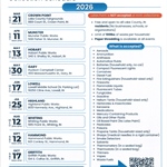 2026 Lake County Household Hazardous Waste Collection Schedule
