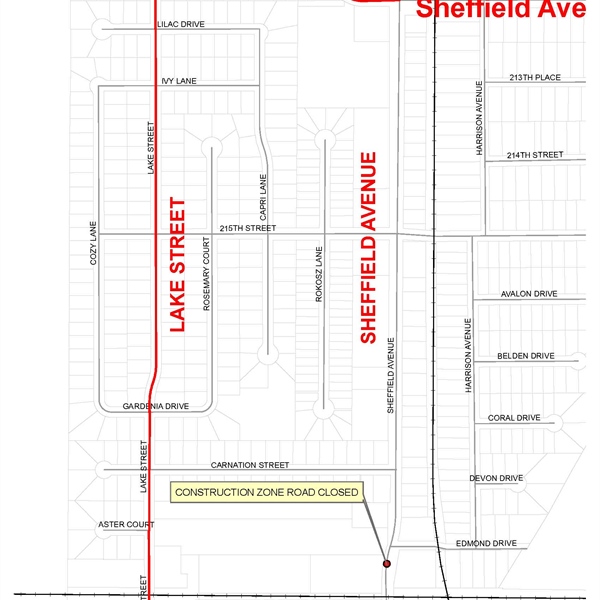 Road Closure Notice - Sheffield Avenue