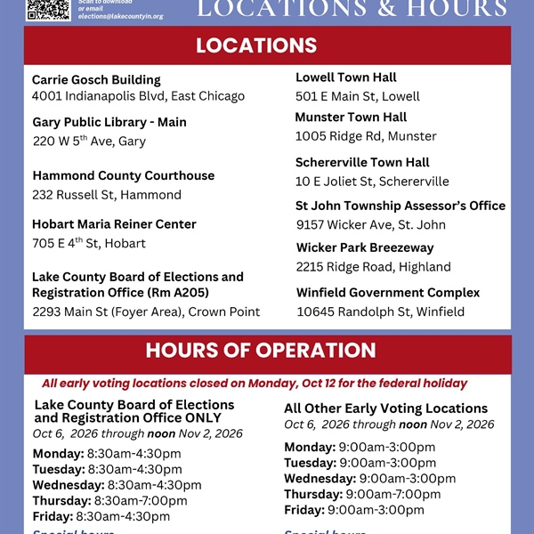 Early Voting Information